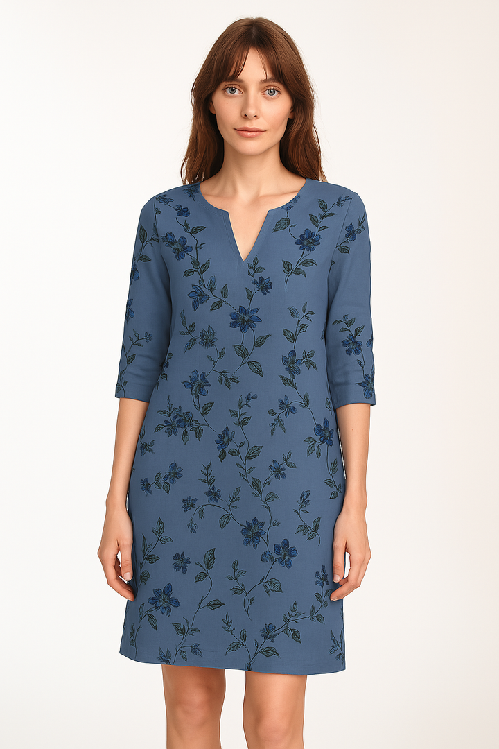 Lilia - Flowing Floral Dress