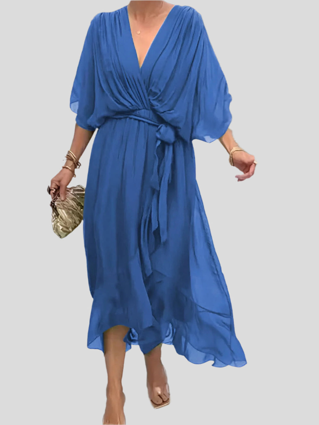 Lilijana β Comfortable Silk Dress With Flattering Tummy Coverage