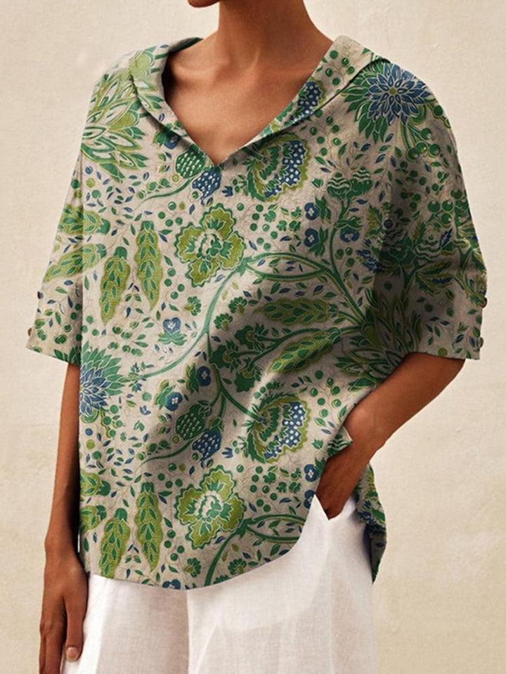 Sandy – Stylish V-Neck Pullover Loose Top