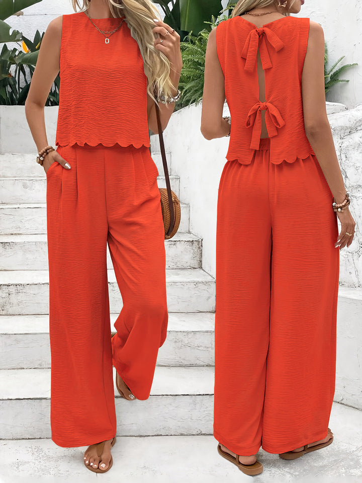Raya - Elegant Two-Piece Sleeveless Set