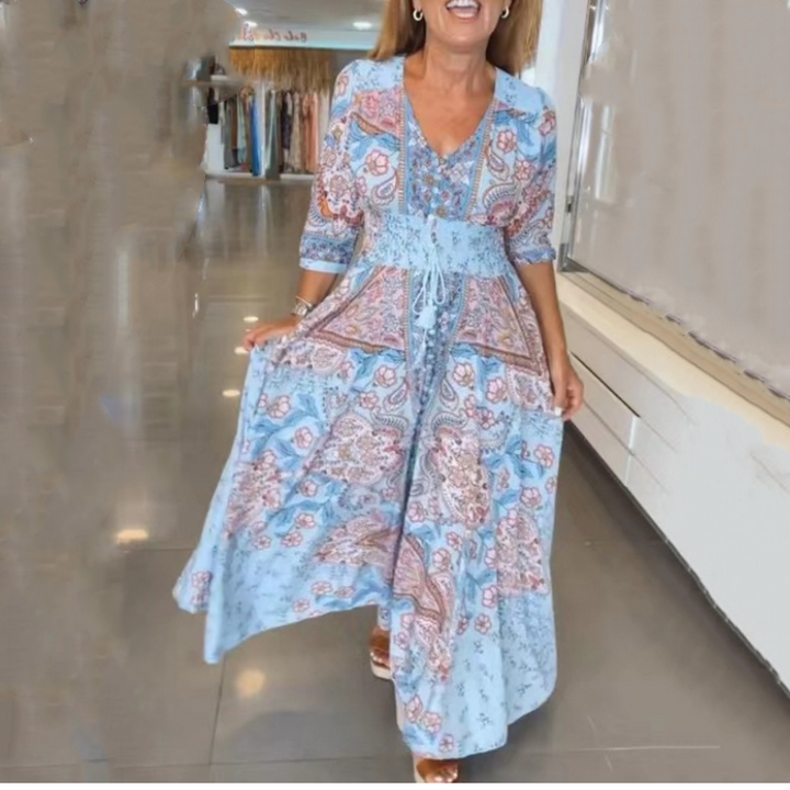 Melly - Elegant Floral Dress