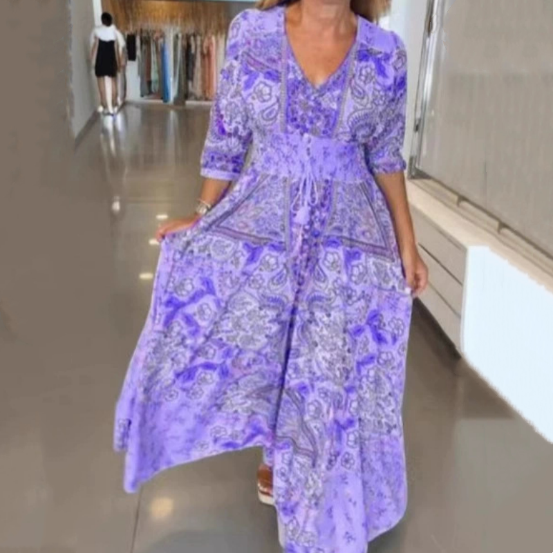 Melly - Elegant Floral Dress