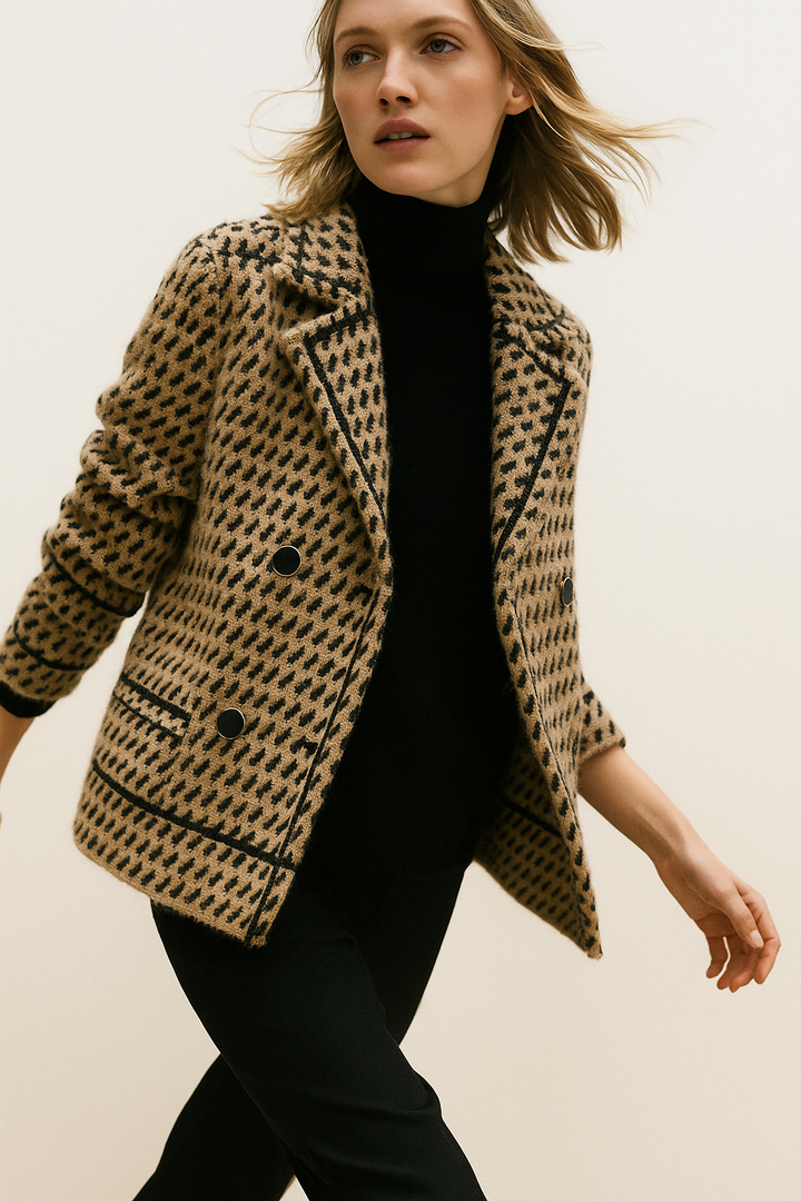 Vionne-Stylish knitted cardigan jacket