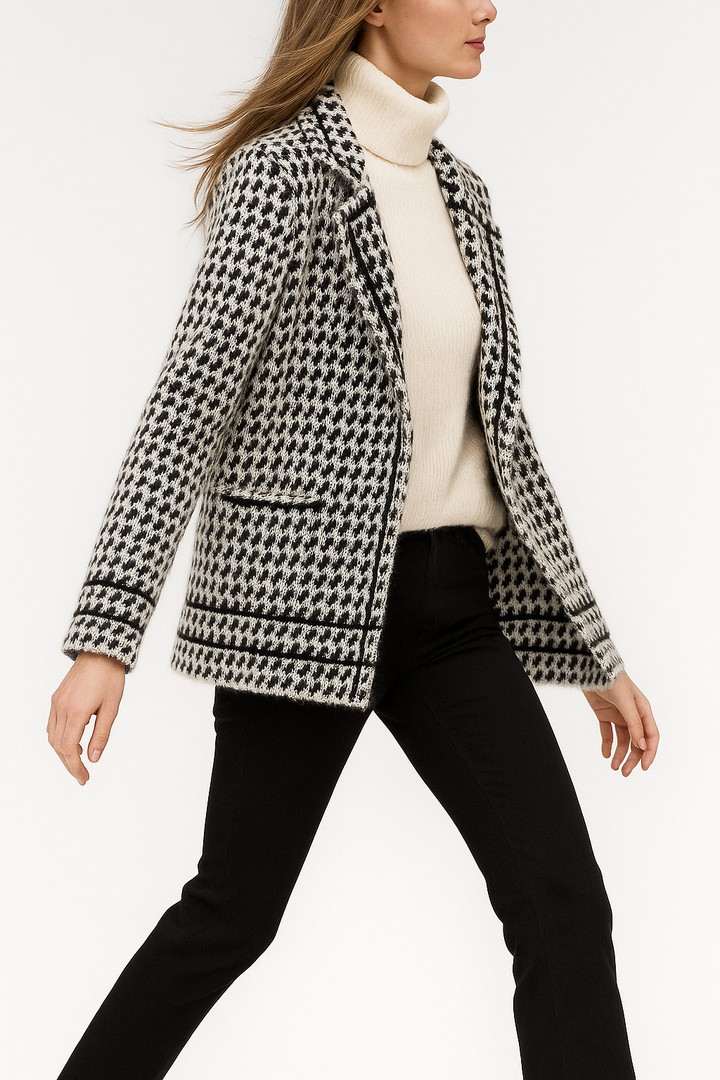 Vionne-Stylish knitted cardigan jacket