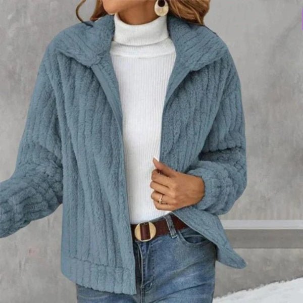 Zoe - Chic plush cardigan