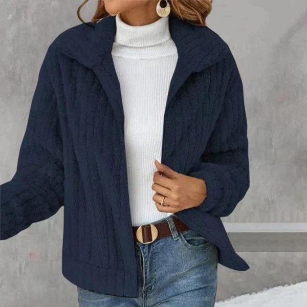 Zoe - Chic plush cardigan
