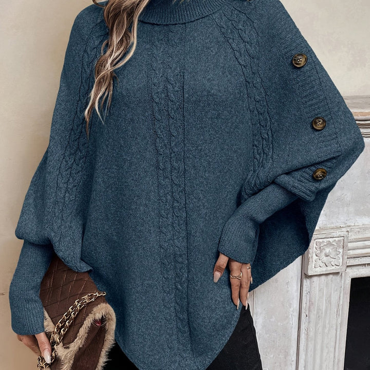 Beatrice - Soft Drape Knit Poncho