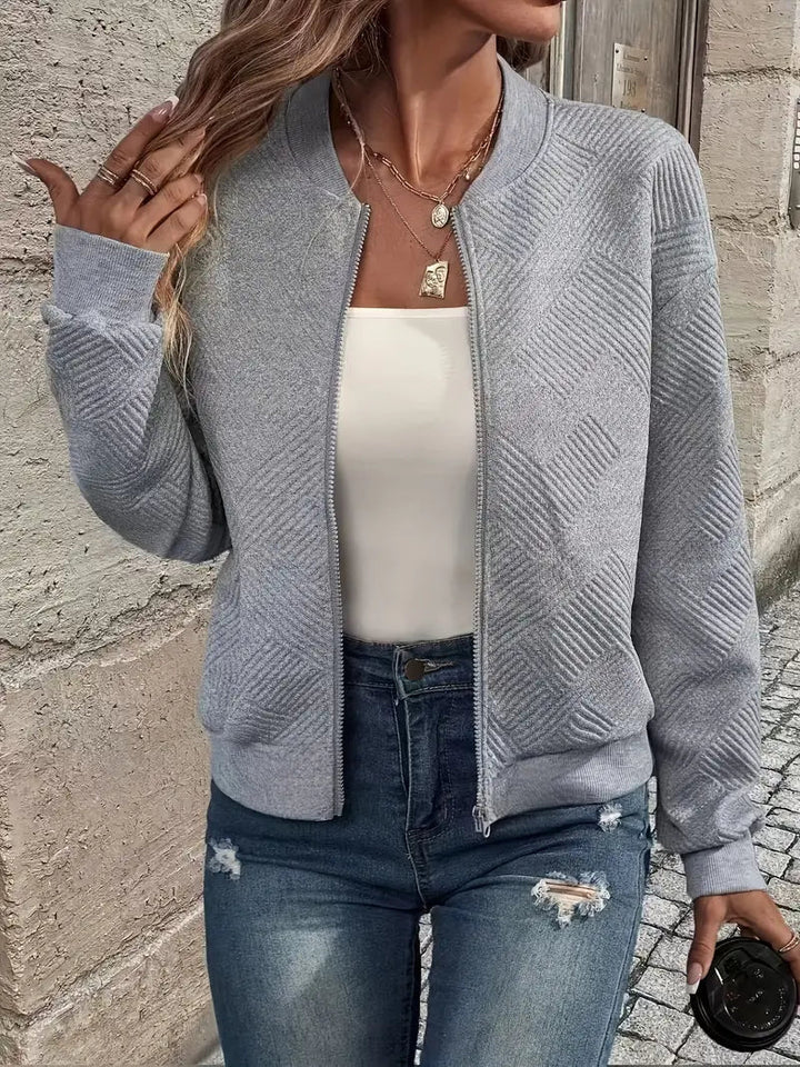 Jennita - Stylish Spring Jacket with Zipper