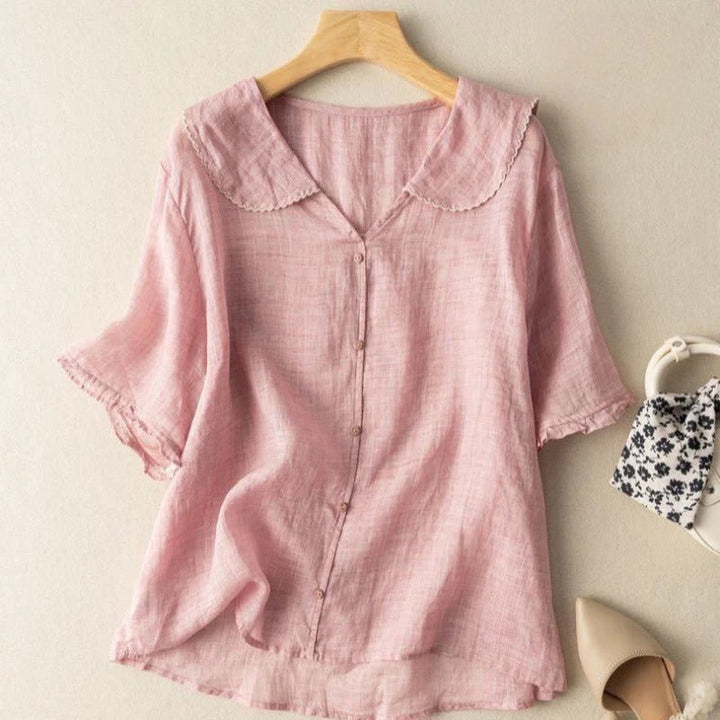 ADELE - CHIC LINEN BLOUSE