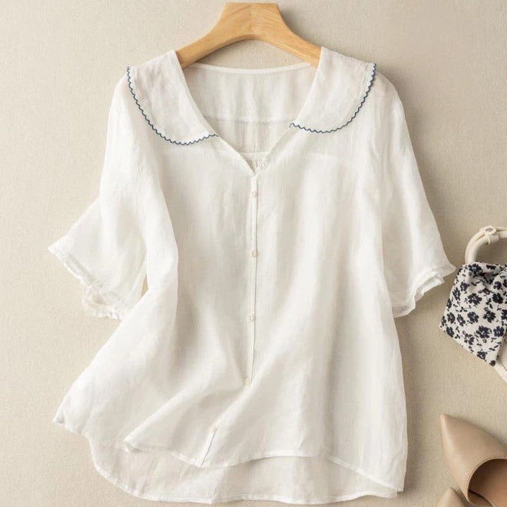ADELE - CHIC LINEN BLOUSE