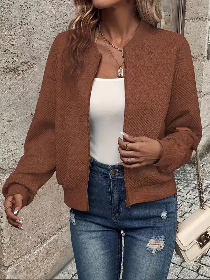 Jennita - Stylish Spring Jacket with Zipper