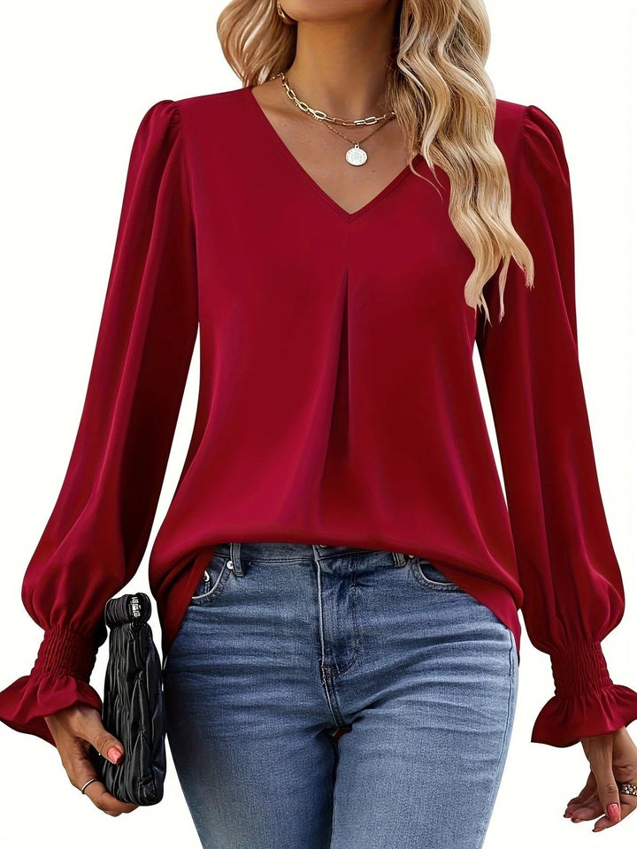 Britt – Sophisticated Long-Sleeve Blouse