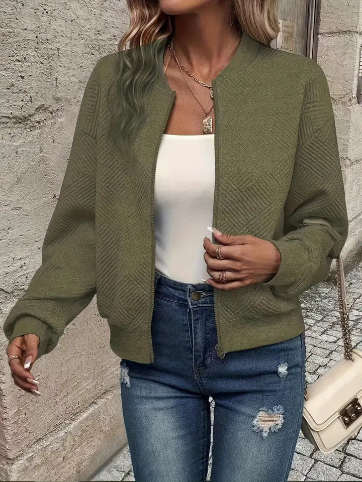 Jennita - Stylish Spring Jacket with Zipper