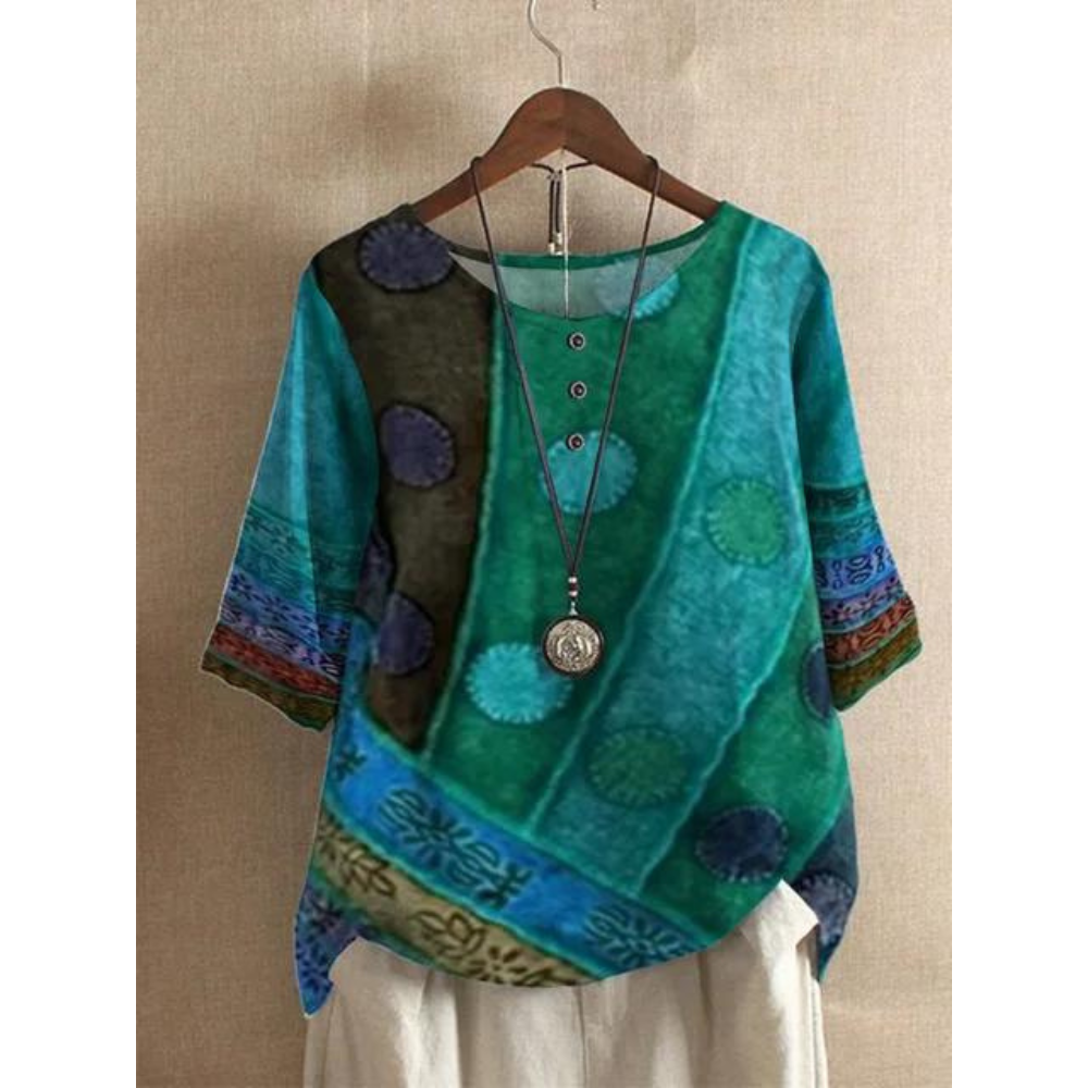 Valarie - Comfortable Colorful Top