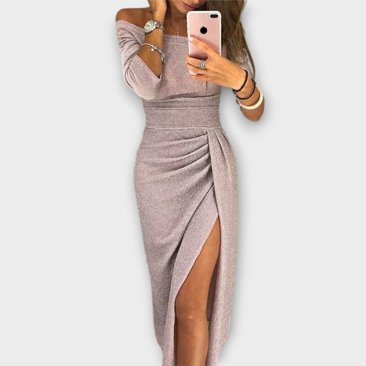 Lena | Elegant Off-Shoulder Dress