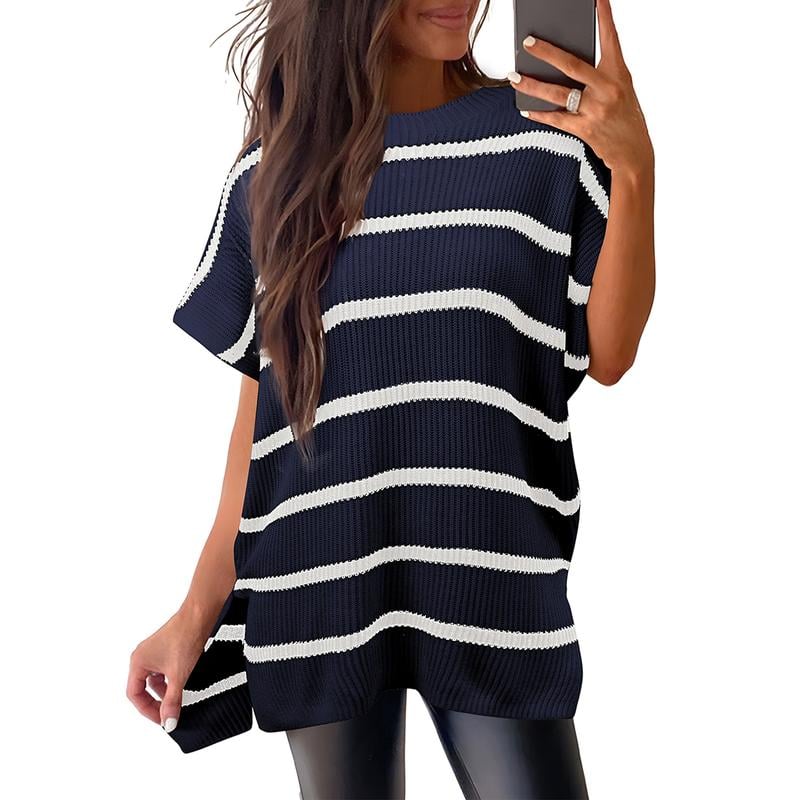 Sylvaine - Loose-Fit Knit Pullover Top