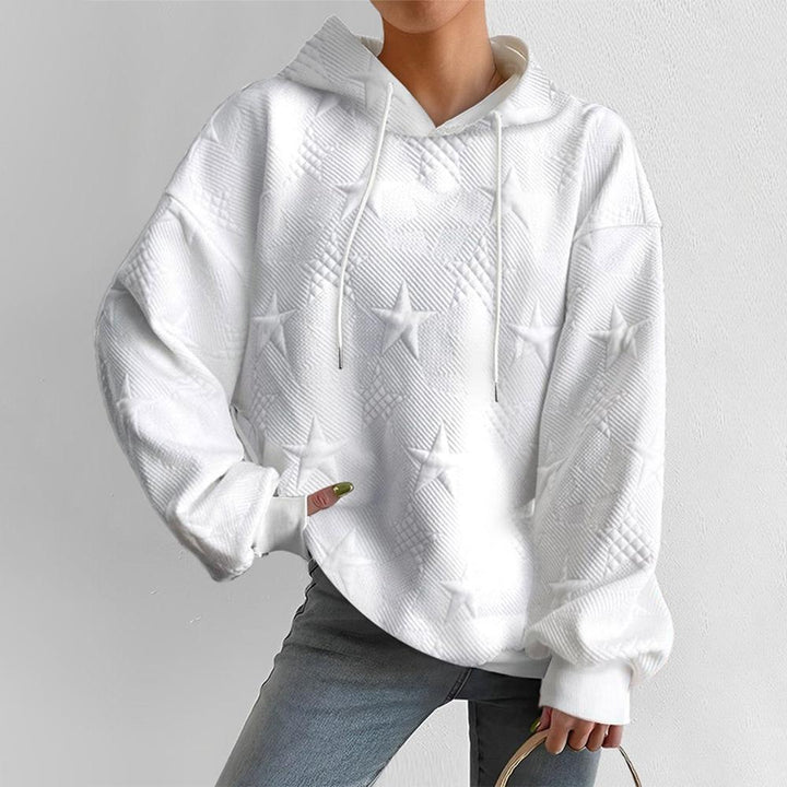 Sharon – Timeless Hoodie with Star Detailing