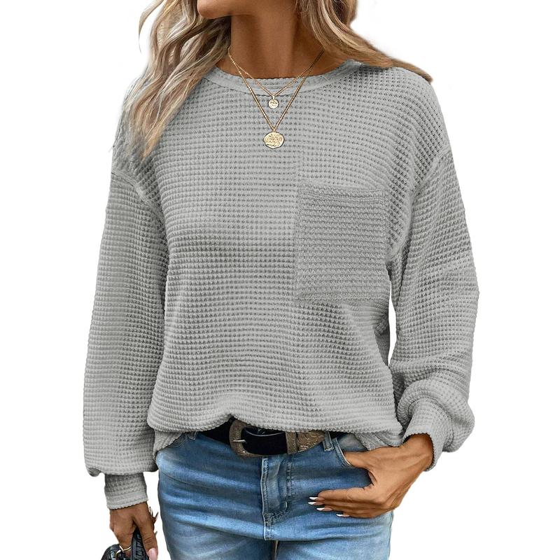 Liora - Cozy Oversized Long Sleeve Blouse