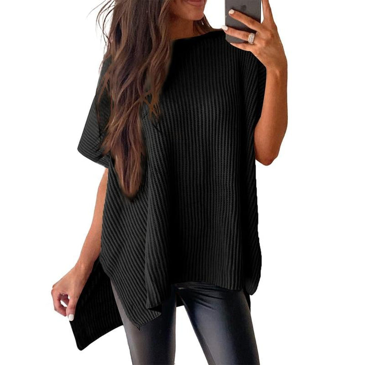 Sylvaine - Loose-Fit Knit Pullover Top