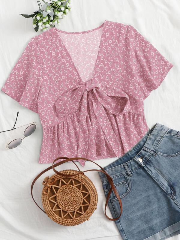 ALTHEA – Casual Summer V-Neck Flowy Top