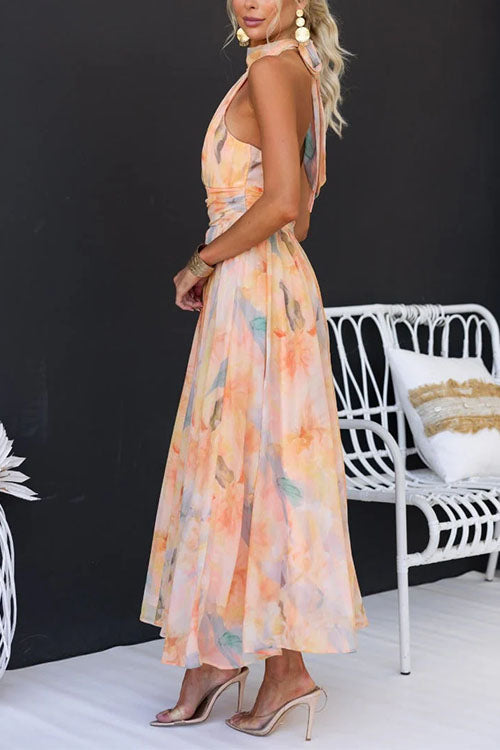 Sofie – Color Flair Maxi Dress