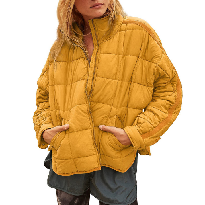 Lucy – Lightweight Compact Zip Puffer Jacket