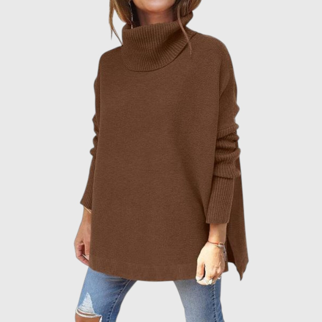 Maja - Cozy Oversized Turtleneck Sweater