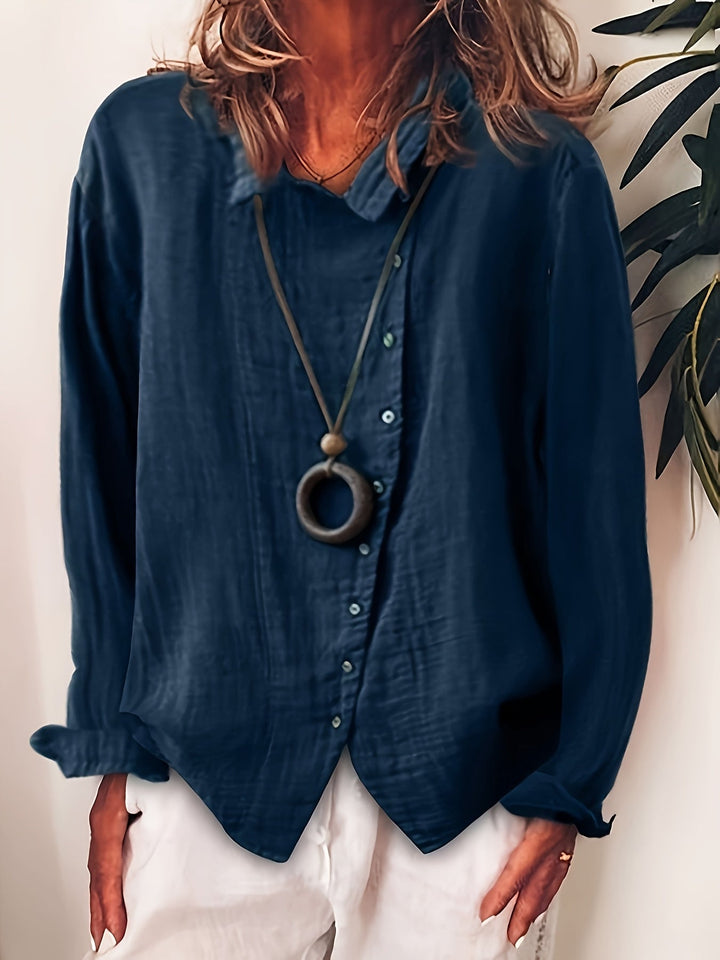 Paige – Long Sleeve Cotton Shirt