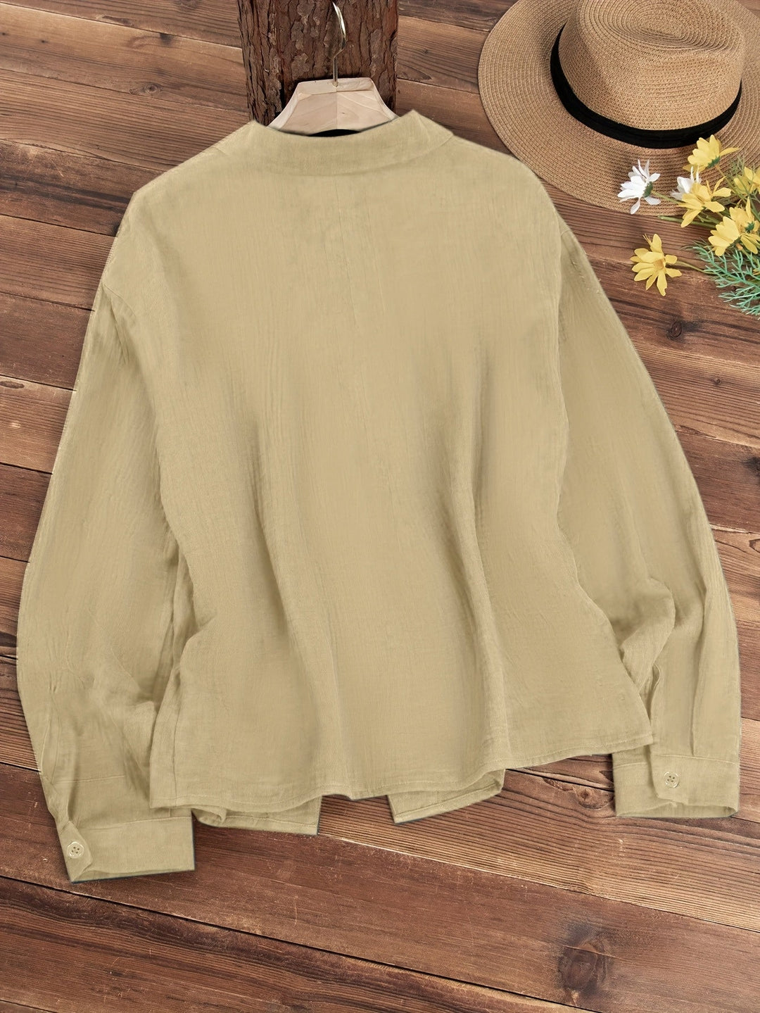 Paige – Long Sleeve Cotton Shirt