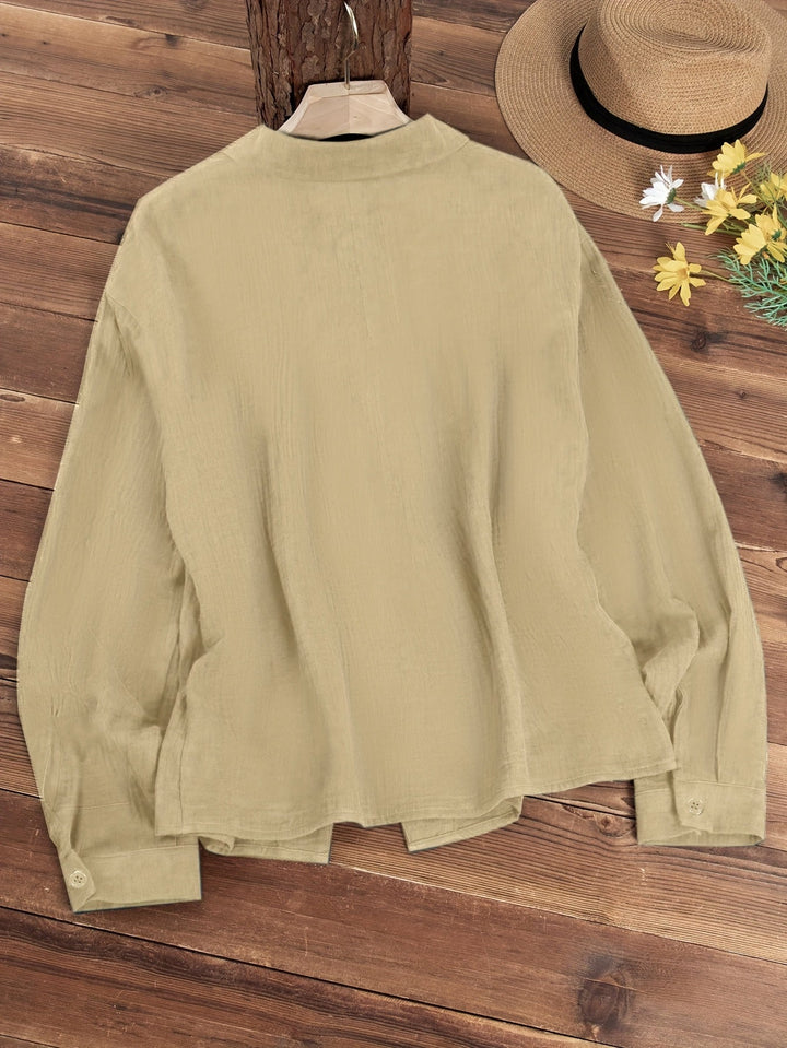Paige – Long Sleeve Cotton Shirt