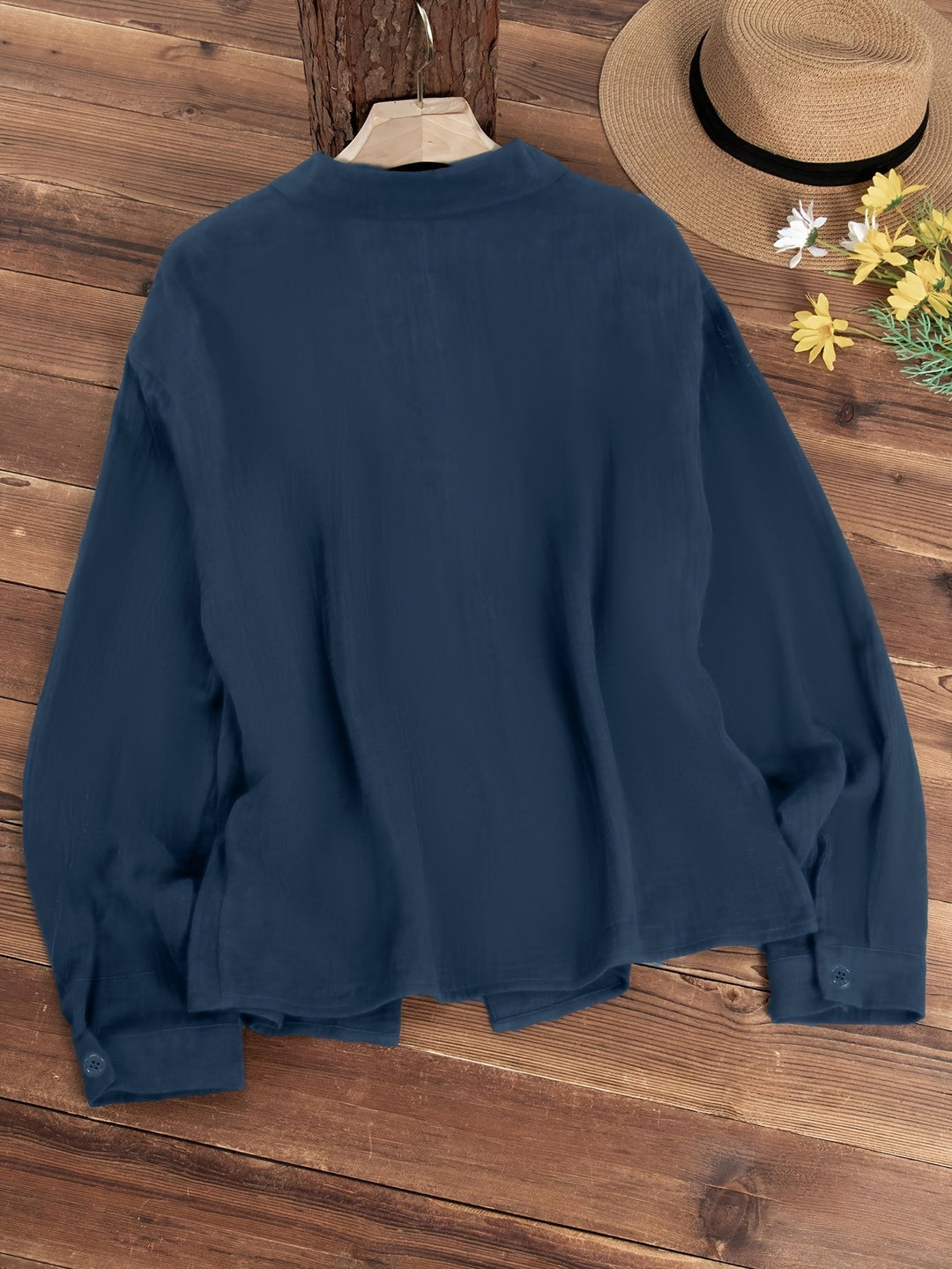 Paige – Long Sleeve Cotton Shirt
