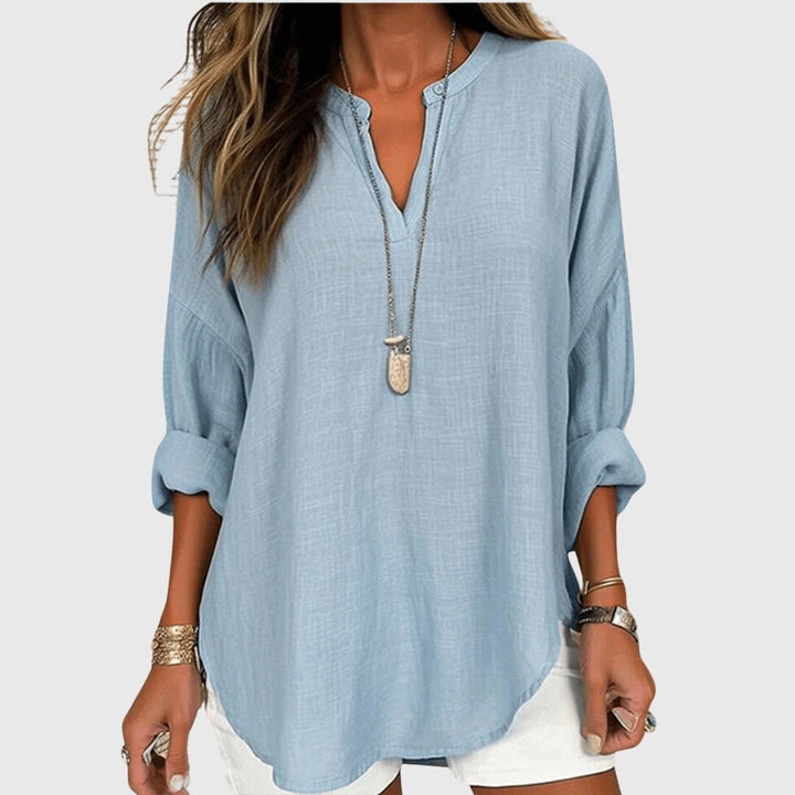 Lenara – The Flowy Blouse That Flatters, Covers & Feels Light as Air
