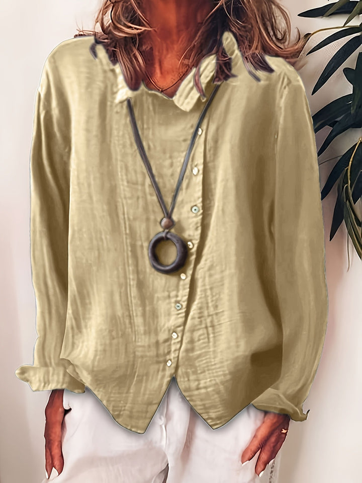 Paige – Long Sleeve Cotton Shirt