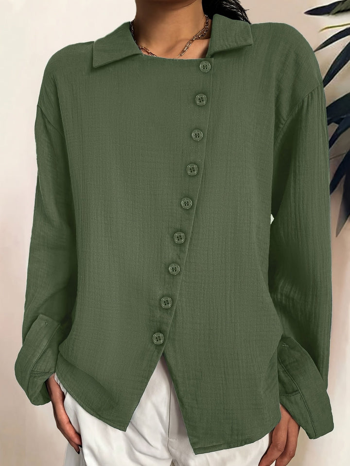 Paige – Long Sleeve Cotton Shirt