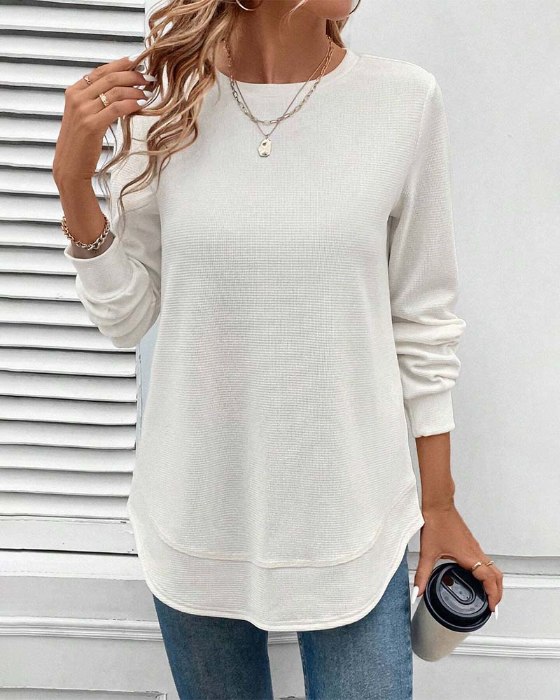 Marisa- Timeless O-Neck Long Sleeve