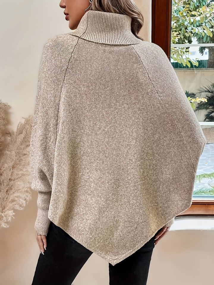 Beatrice - Soft Drape Knit Poncho