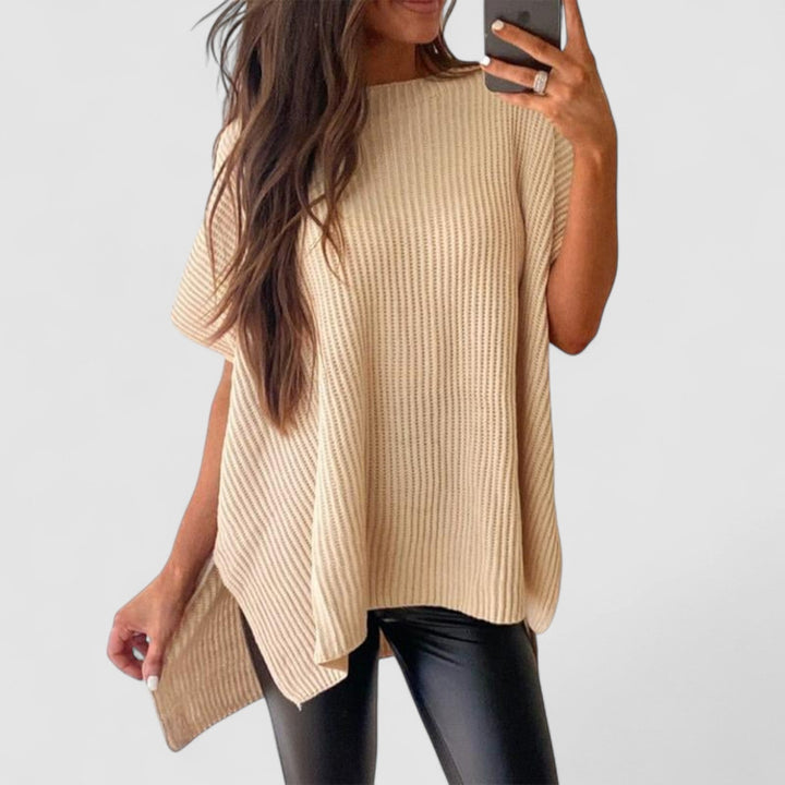 Sylvaine - Loose-Fit Knit Pullover Top