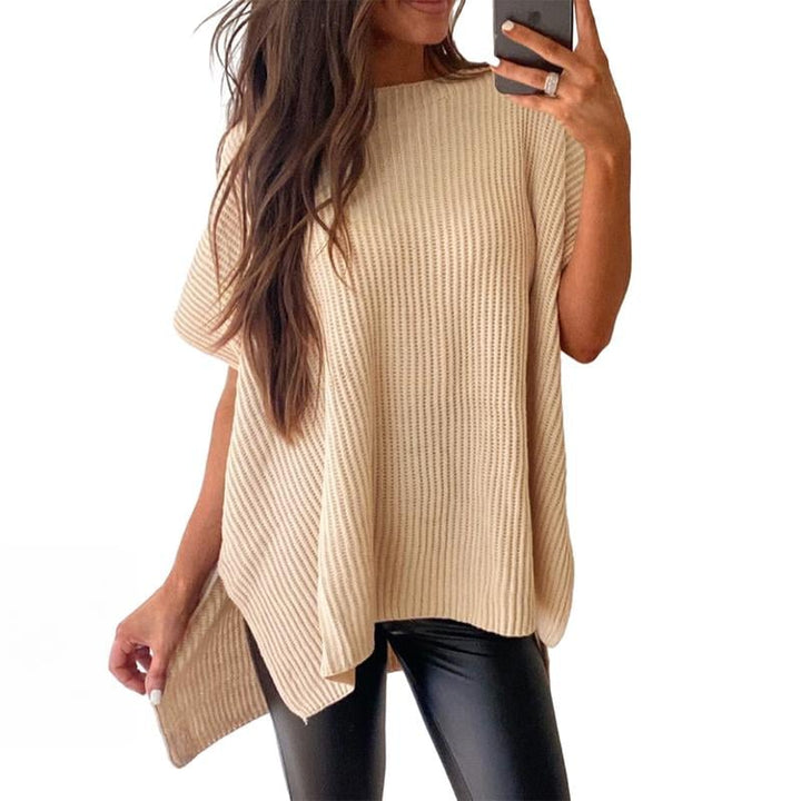 Sylvaine - Loose-Fit Knit Pullover Top
