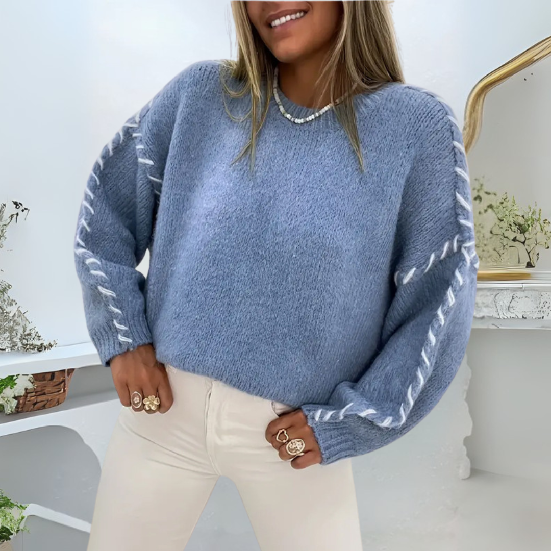Xenia - Cozy Long Sleeve Sweater