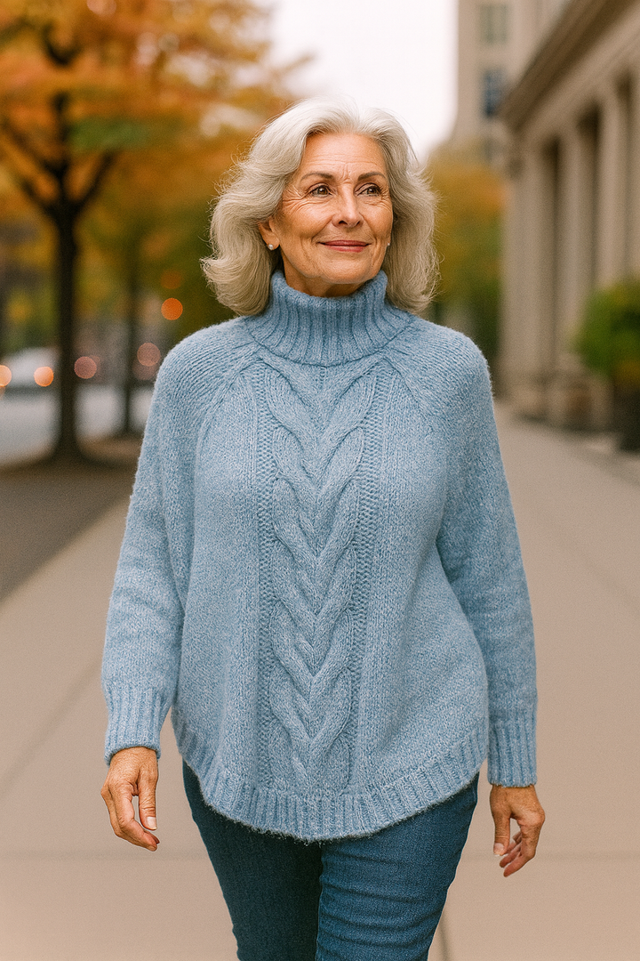 Pamella - Cable Knit Oversized Sweater