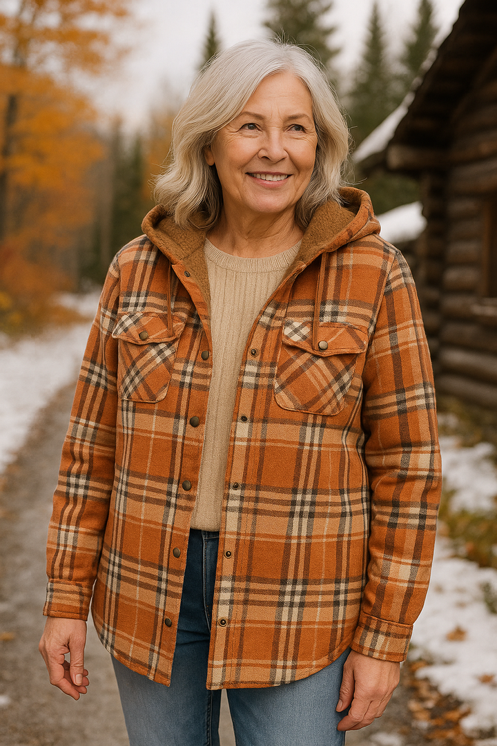 Willow - Cozy Plaid Fleece-Lined Jacket