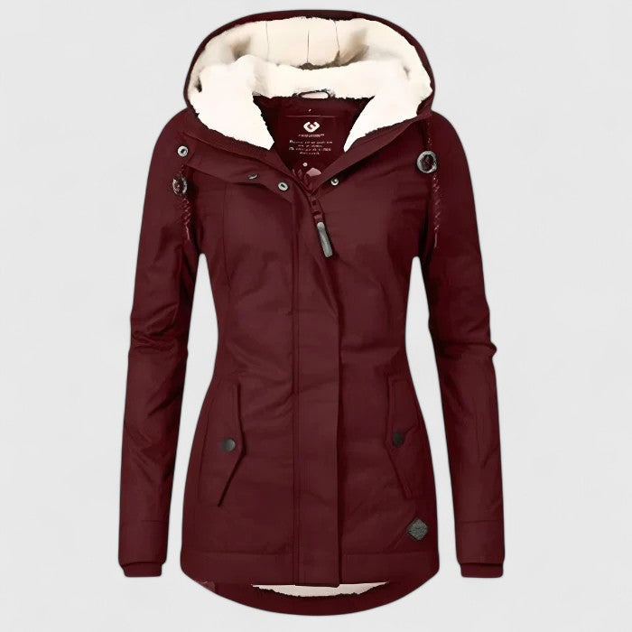 Seravia – Waterproof Winter Jacket with Hood
