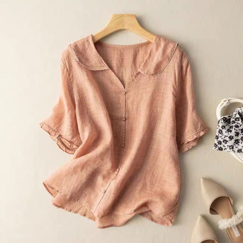 ADELE - CHIC LINEN BLOUSE