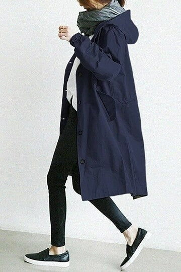 Melinda | Hooded Trench Coat