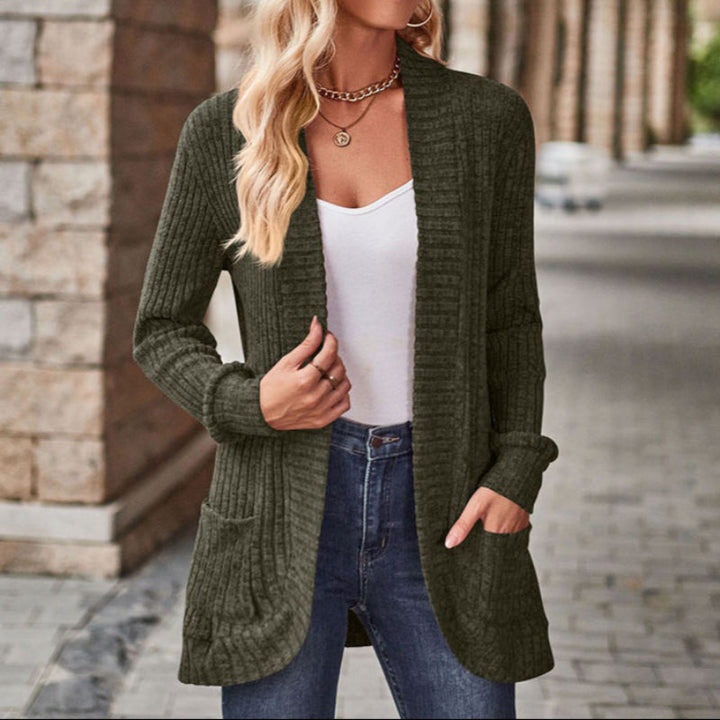 LUCILLE - Cozy Open Front Cardigan