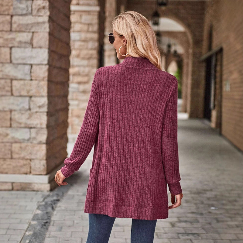 LUCILLE - Cozy Open Front Cardigan