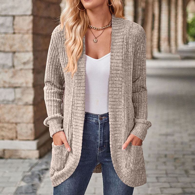 LUCILLE - Cozy Open Front Cardigan