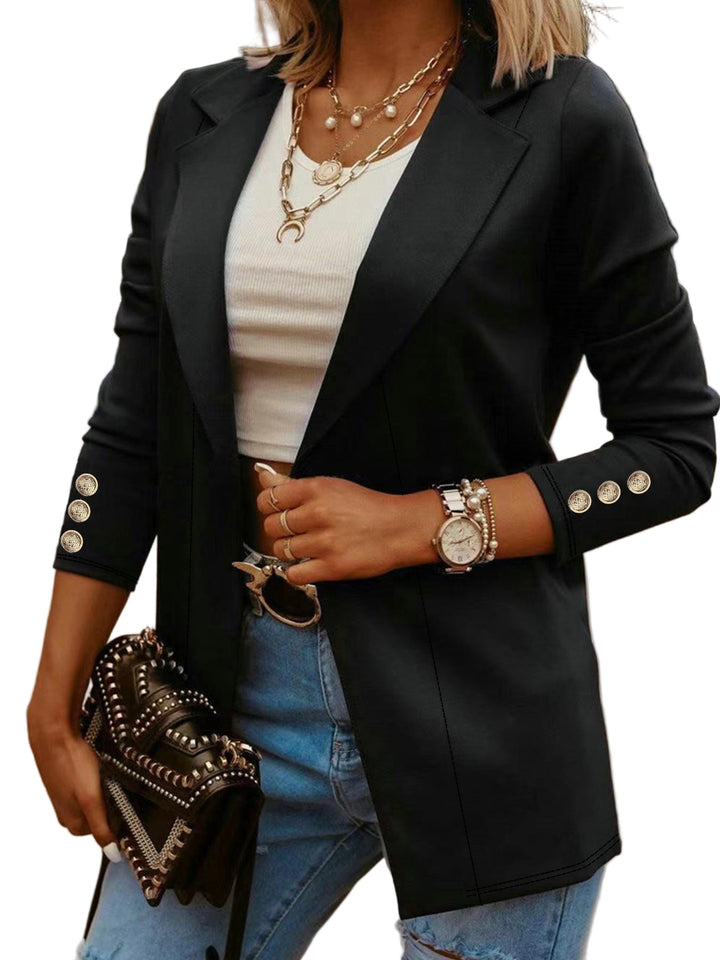 Edina – Casual Long Sleeve Open Front Blazer