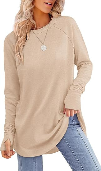 Maira – Effortless Elegance in a Long Sleeve Top