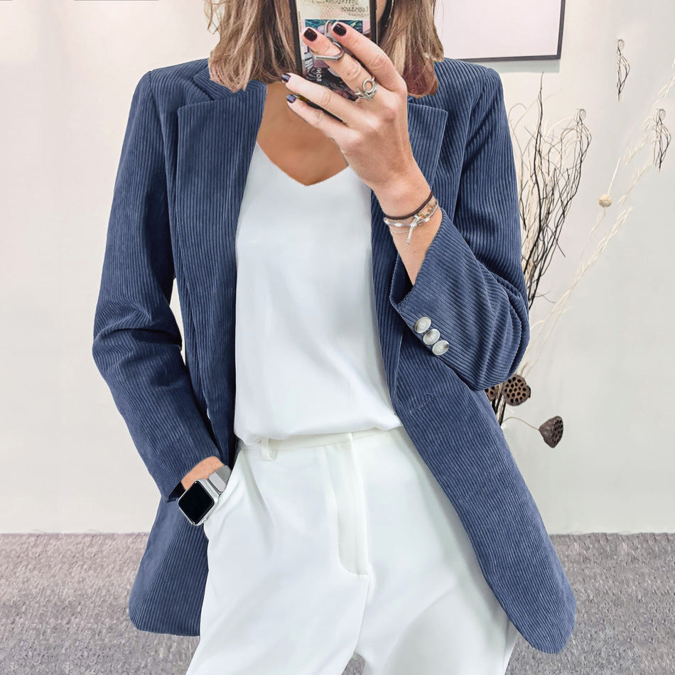 Mary - Classic Corduroy Blazer